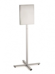 Padlóállvány, kültéri, A3, DURABLE "INFO STAND", antracit-szürke