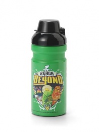 Kulacs, 390 ml, LEGO "Ninjago", zöld-fekete-mintás