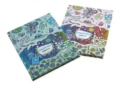 Színezd a napod barátság könyv, heti, 2026/2027 tanév, REALSYSTEM, lila