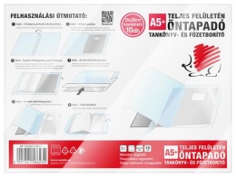 Öntapadó füzet- és könyvborító, A5, víztiszta, öntapadó, ICO "Süni"