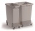 Szállítókocsi, 60 liter, rPP, DURABLE, grafit