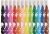 Filctoll készlet, 1-5 mm, kimosható, vastag, MAPED "Color`Peps Jumbo", 12 különböző szín