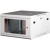 Rack szekrény, fali, 19", 6U, lapraszerelt, LANDE "PROlineB", szürke